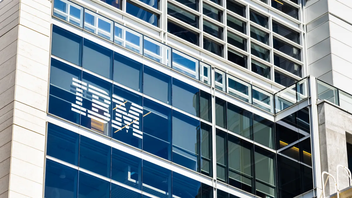 IBM headquarters located in SOMA district, downtown San Francisco, on Aug, 21, 2019.