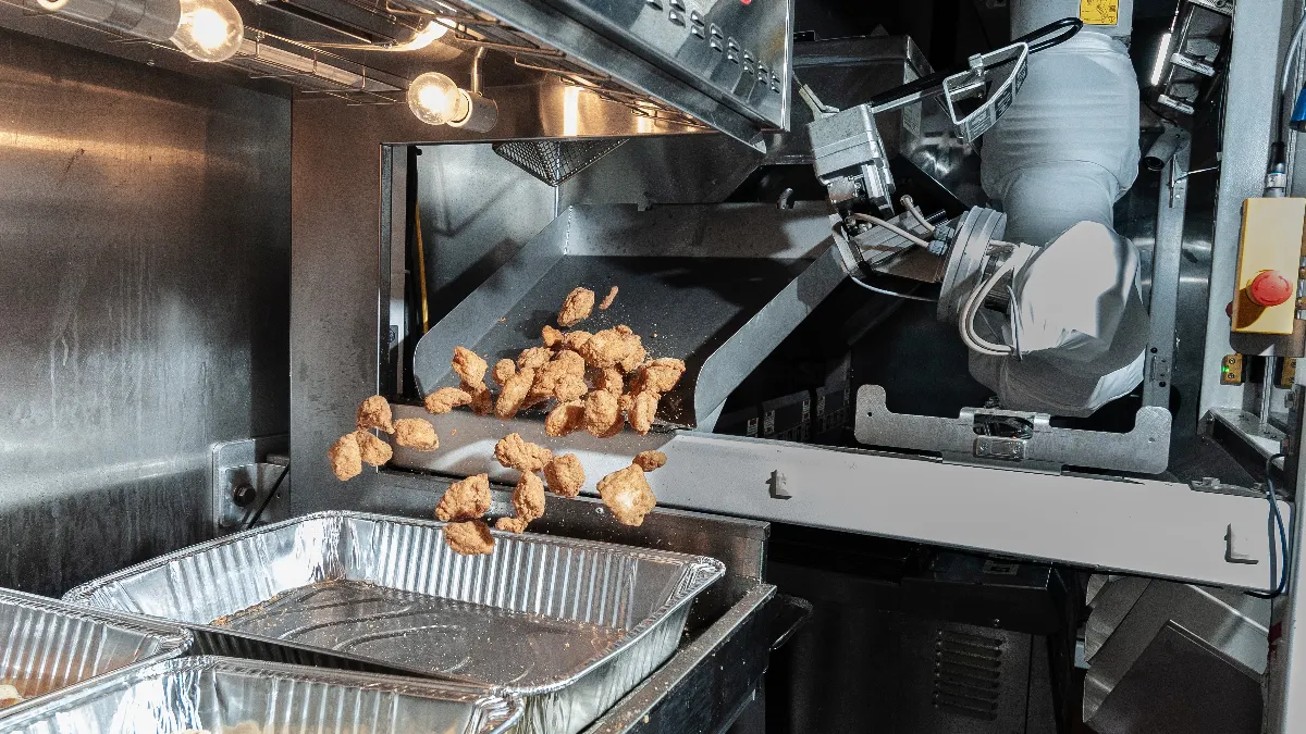 Buffalo Wild Wings is testing Miso Robotics' robotic chicken fryer, Flippy Wings.